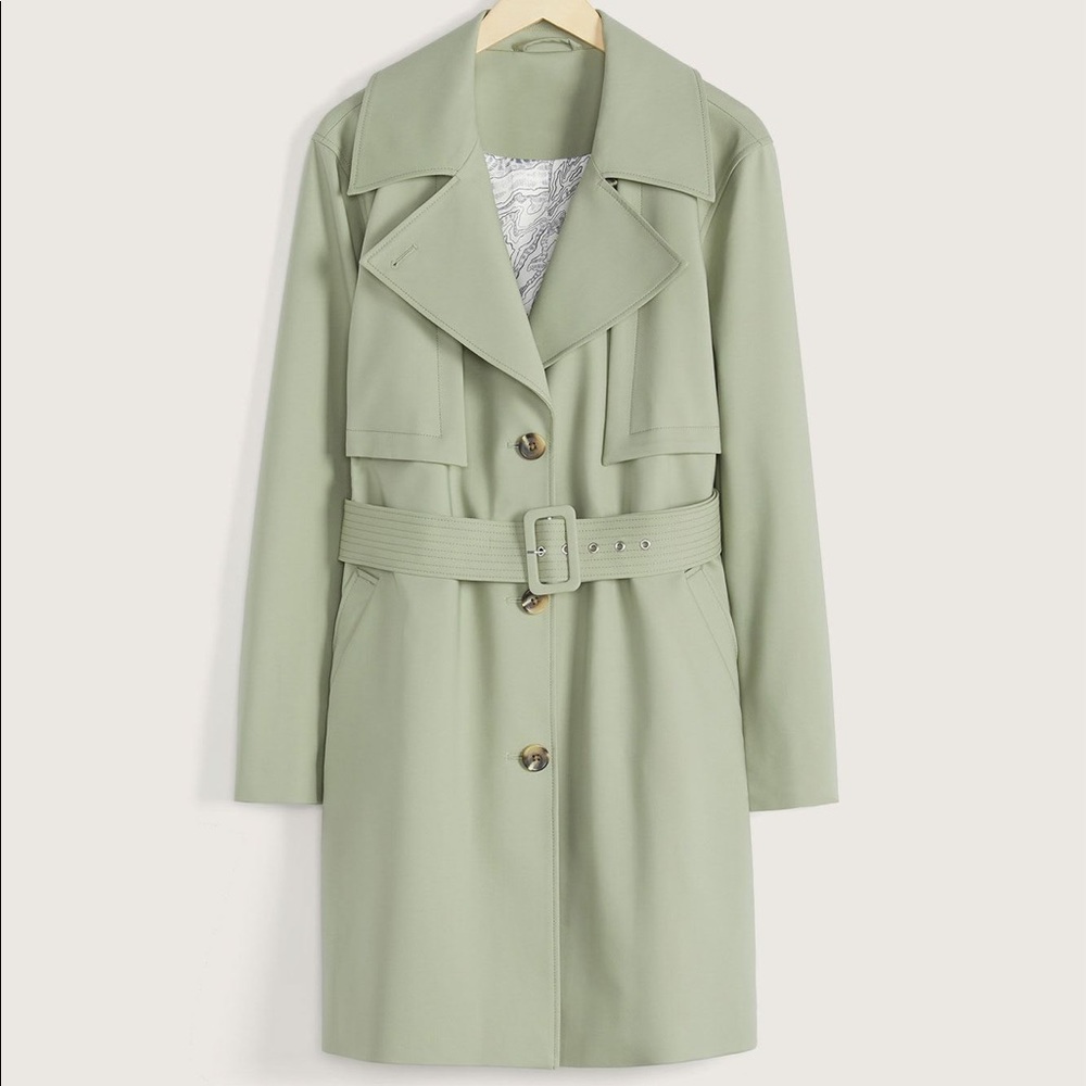 Pistachio Trench - Picture 6 of 6